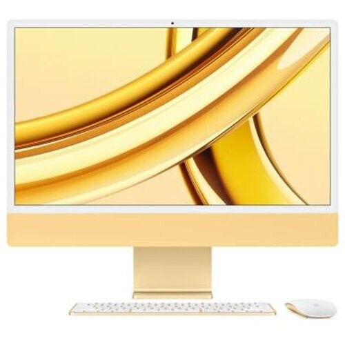 Apple iMac 24" 4.5K Display, (2023) M3 8-Core CPU | 10-Core GPU 256 GB SSD 16 GB amarillo - Reacondicionado: como nuevo | 30 meses de garantía | Envío gratuito