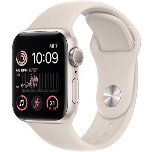 Apple Watch SE 2 GPS 40mm Aluminio blanco estrella Correa deportiva blanco estrella S/M - Reacondicionado: muy bueno | 30 meses de garantía | Envío gratuito
