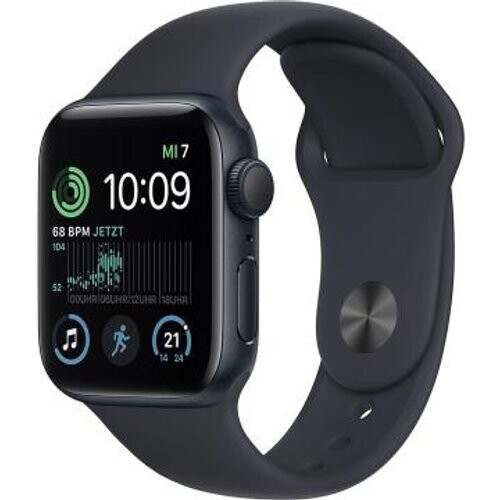 Apple Watch SE 2 GPS 44mm Aluminio medianoche Correa deportiva medianoche S/M - Reacondicionado: como nuevo | 30 meses de garantía | Envío gratuito