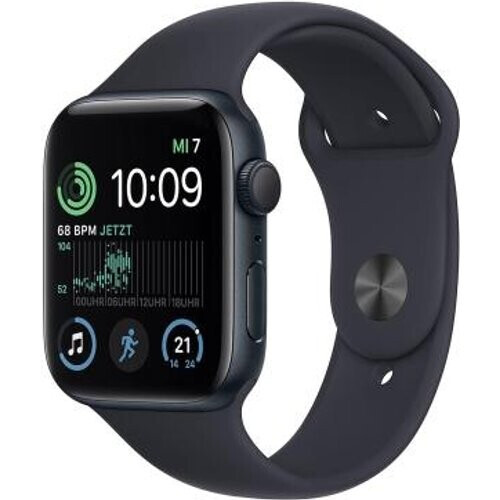 Apple Watch SE 2 GPS + Cellular 44mm Aluminio medianoche Correa deportiva medianoche S/M - Reacondicionado: buen estado | 30 meses de garantía | Envío gratuito