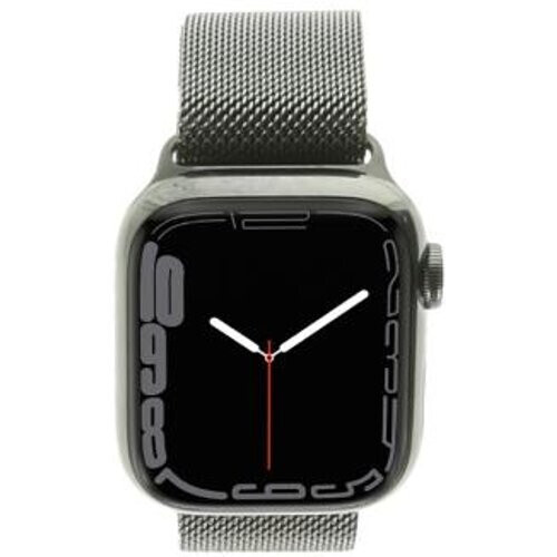Apple Watch Series 7 GPS + Cellular 41mm Acero inoxidable grafito Pulsera milanesa grafito - Reacondicionado: muy bueno | 30 meses de garantía | Envío gratuito