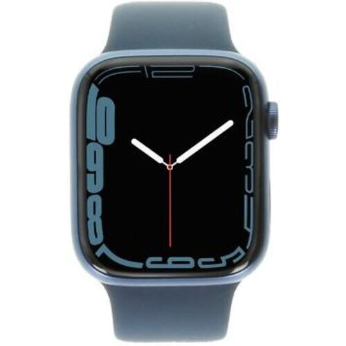 Apple Watch Series 7 GPS + Cellular 45mm Aluminio azul oscuro Correa deportiva azul abismo - Reacondicionado: muy bueno | 30 meses de garantía | Envío gratuito