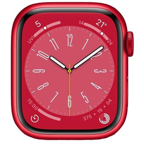 Apple Watch Series 8 (2022) - (correa no incluida) - GPS 45 mm - Aluminio Rojo