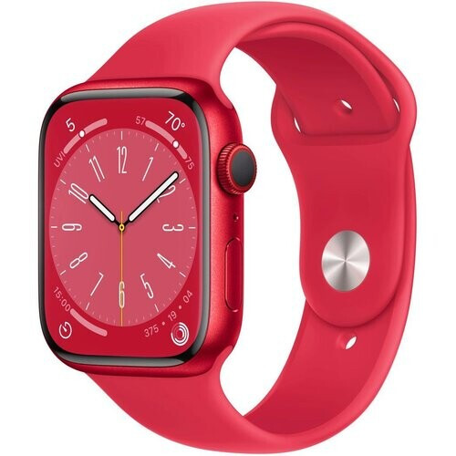 Apple Watch Series 8 (2022) GPS 45 mm - Aluminio Rojo - Correa deportiva Rojo