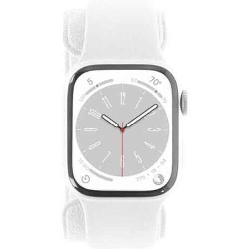 Apple Watch Series 8 GPS 41mm Aluminio plata Correa deportiva - Reacondicionado: muy bueno | 30 meses de garantía | Envío gratuito