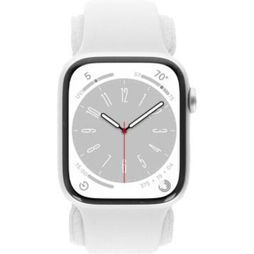 Apple Watch Series 8 GPS 45mm Aluminio plata Correa deportiva - Reacondicionado: como nuevo | 30 meses de garantía | Envío gratuito