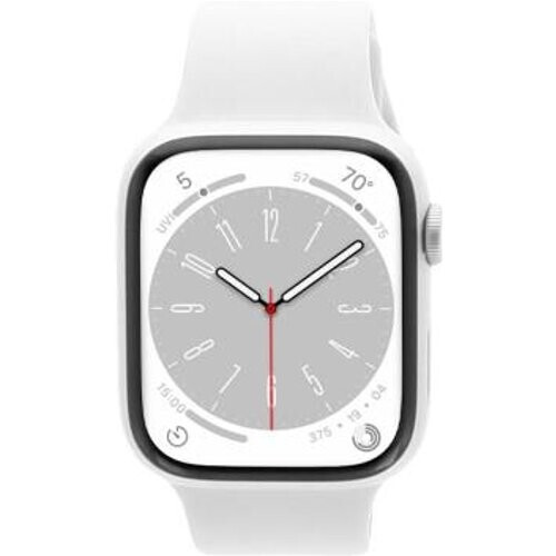 Apple Watch Series 8 GPS + Cellular 45mm Aluminio plata Correa deportiva - Reacondicionado: muy bueno | 30 meses de garantía | Envío gratuito