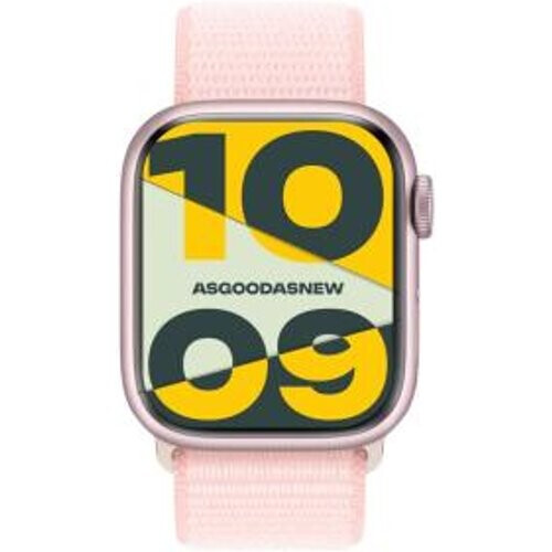 Apple Watch Series 9 GPS 41mm Aluminio rosé Correa Loop deportiva rosa claro - Reacondicionado: muy bueno | 30 meses de garantía | Envío gratuito