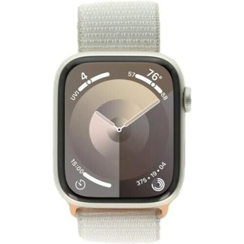 Apple Watch Series 9 GPS 45mm Aluminio blanco estrella Correa Loop deportiva blanco estrella - Reacondicionado: buen estado | 30 meses de garantía | Envío gratuito
