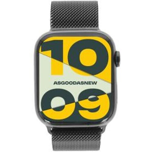 Apple Watch Series 9 GPS 45mm Aluminio medianoche pulsera milanesa grafito - Reacondicionado: muy bueno | 30 meses de garantía | Envío gratuito