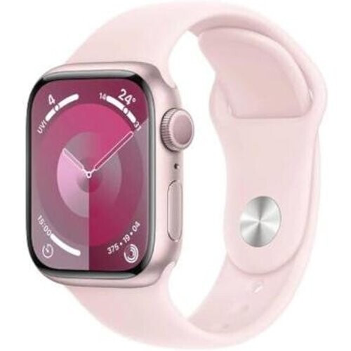 Apple Watch Series 9 GPS + Cellular 41mm Aluminio rosé Correa Loop deportiva rosa claro - Reacondicionado: muy bueno | 30 meses de garantía | Envío gratuito