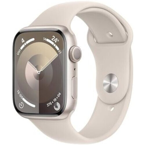 Apple Watch Series 9 GPS + Cellular 45mm Aluminio blanco estrella Correa deportiva blanco estrella M/L - Reacondicionado: muy bueno | 30 meses de garantía | Envío gratuito