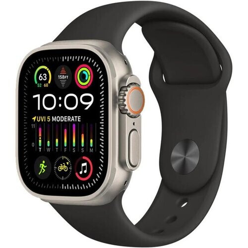Apple Watch Ultra 2 (2023) GPS + Cellular 49 mm - Titanio Titanio natural - Correa deportiva Negro