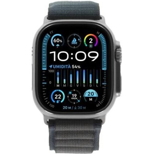Apple Watch Ultra 2 GPS + Cellular 49mm titanio Alpine Loop azul oscuro L - Reacondicionado: muy bueno | 30 meses de garantía | Envío gratuito
