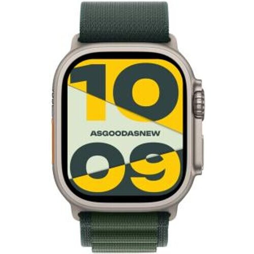 Apple Watch Ultra 2 GPS + Cellular 49mm Titanio natur Alpine Loop verde oscuro M - Reacondicionado: muy bueno | 30 meses de garantía | Envío gratuito
