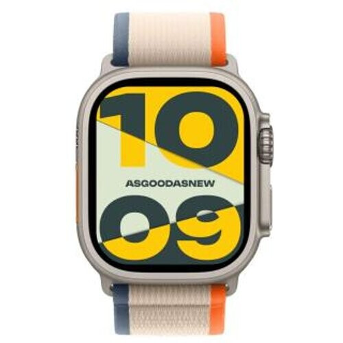 Apple Watch Ultra 2 GPS + Cellular 49mm titanio Corea Loop Trail naranja/beige S/M - Reacondicionado: muy bueno | 30 meses de garantía | Envío gratuito