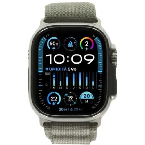 Apple Watch Ultra 2 GPS + Cellular 49mm titanio Alpine Loop oliva S - Reacondicionado: muy bueno | 30 meses de garantía | Envío gratuito