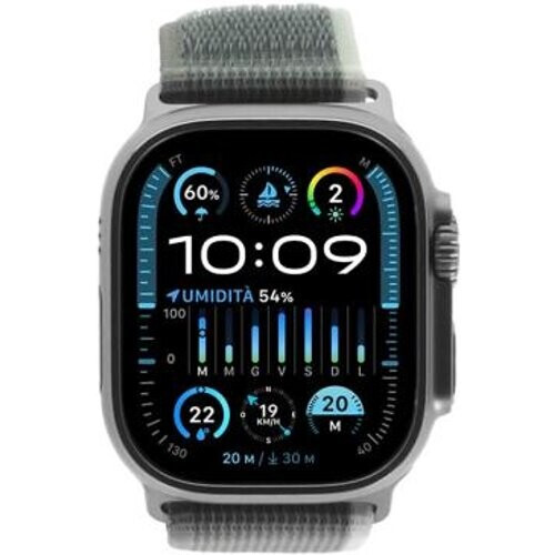 Apple Watch Ultra 2 GPS + Cellular 49mm titanio Corea Loop Trail verde/gris M/L - Reacondicionado: muy bueno | 30 meses de garantía | Envío gratuito