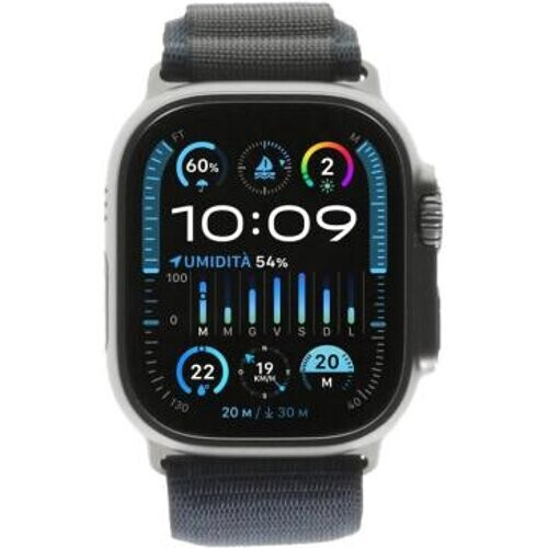 Apple Watch Ultra 2 GPS + Cellular 49mm titanio Alpine Loop azul oscuro M - Reacondicionado: muy bueno | 30 meses de garantía | Envío gratuito