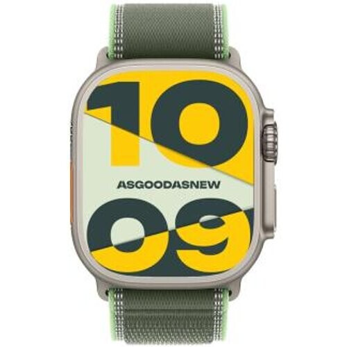 Apple Watch Ultra 3 GPS + Cellular 49mm Titanio Natural Trail Loop verde/neón M/L - Reacondicionado: como nuevo | 30 meses de garantía | Envío gratuito