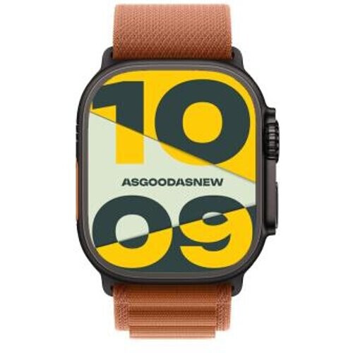 Apple Watch Ultra 3 GPS + Cellular 49mm Titan schwarz Alpine Loop terracotta - Reacondicionado: como nuevo | 30 meses de garantía | Envío gratuito