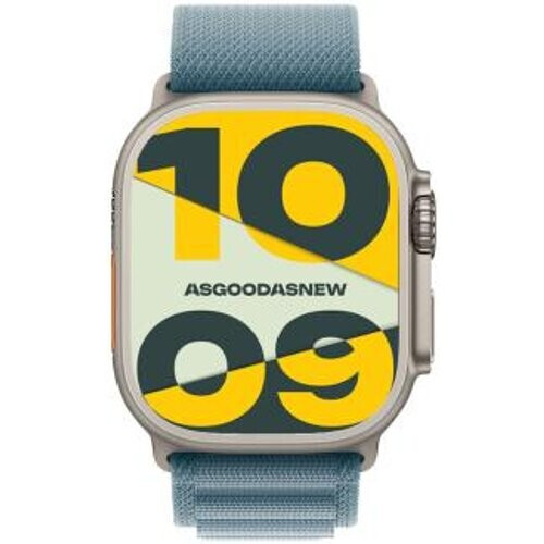 Apple Watch Ultra 3 GPS + Cellular 49mm titanio natural Alpine Loop azul claro M - Reacondicionado: como nuevo | 30 meses de garantía | Envío gratuito