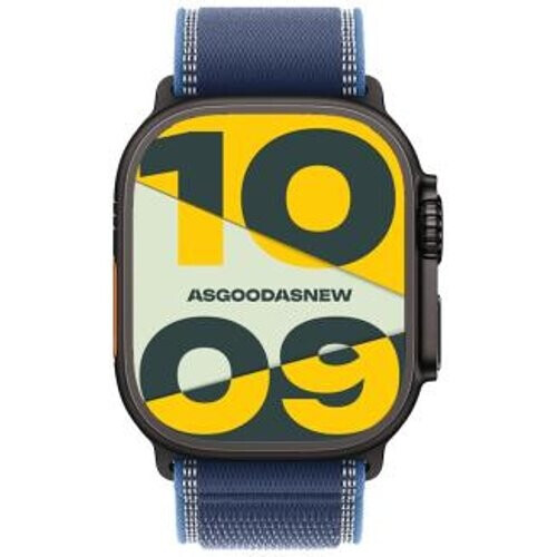 Apple Watch Ultra 3 GPS + Cellular 49mm titanio negro Correa loop trail azul claro M/L - Reacondicionado: como nuevo | 30 meses de garantía | Envío gratuito