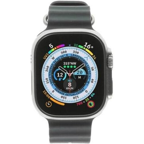 Apple Watch Ultra GPS + Cellular 49mm titanio Correa Ocean azul oscuro - Reacondicionado: buen estado | 30 meses de garantía | Envío gratuito