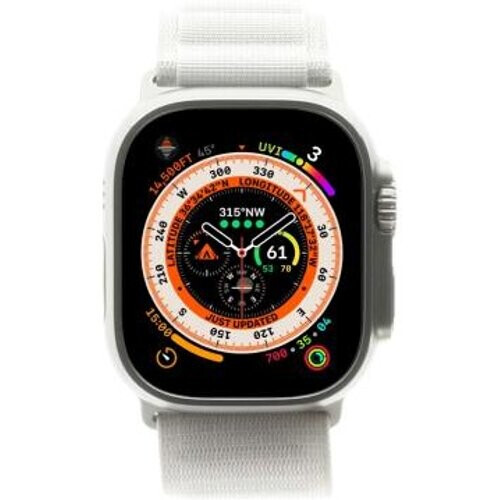 Apple Watch Ultra GPS + Cellular 49mm titanio Alpine Loop blanco estrella L - Reacondicionado: muy bueno | 30 meses de garantía | Envío gratuito