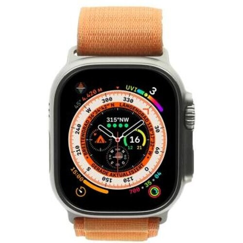 Apple Watch Ultra GPS + Cellular 49mm titanio Alpine Loop naranja S - Reacondicionado: muy bueno | 30 meses de garantía | Envío gratuito