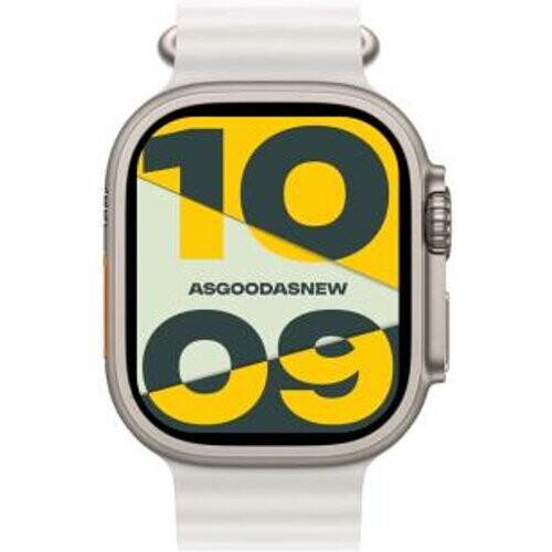 Apple Watch Ultra GPS + Cellular 49mm titanio Correa Ocean blanco - Reacondicionado: muy bueno | 30 meses de garantía | Envío gratuito