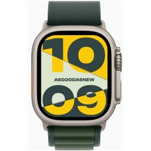 Apple Watch Ultra GPS + Cellular 49mm titanio natural Alpine Loop verde oscuro M - Reacondicionado: buen estado | 30 meses de garantía | Envío gratuito