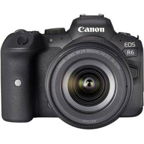 Canon EOS R6 con objetivo RF 24-105mm 1:4.0-7.1 IS STM (4082C023) negro - Reacondicionado: muy bueno | 30 meses de garantía | Envío gratuito