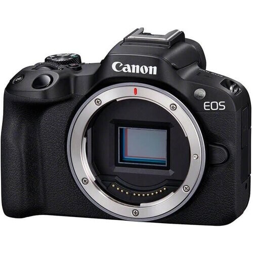 DSLR EOS R50 - Negro + Canon RF-S 18-45mm f/4.5-6.3 IS STM f/4.5-6.3