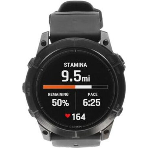 Garmin Epix Pro Gen 2 Standard 47mm negro/titanio negro QuickFit-Pulsera de silicona (010-02803-01) - Reacondicionado: muy bueno | 30 meses de garantía | Envío gratuito