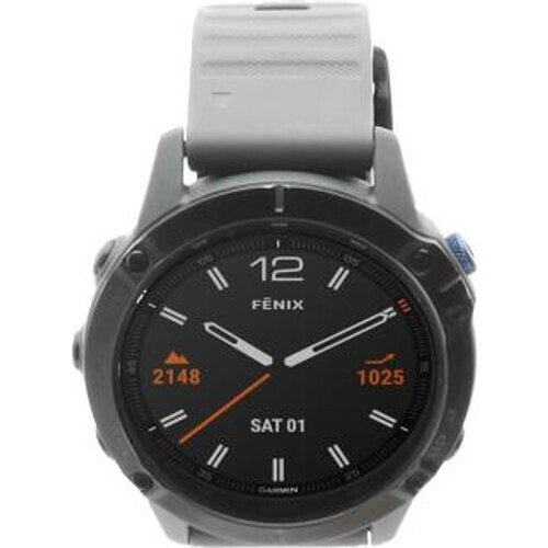 Garmin Fenix 6 Pro 47mm Solar negro/gris (010-02410-11) - Reacondicionado: buen estado | 30 meses de garantía | Envío gratuito