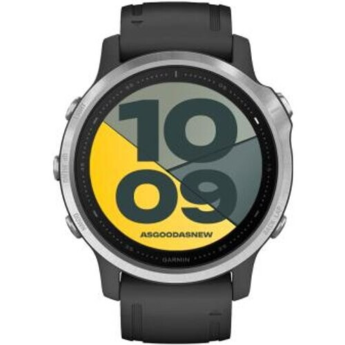 Garmin Fenix 6S 42mm negro/plata (010-02159-01) - Reacondicionado: buen estado | 30 meses de garantía | Envío gratuito