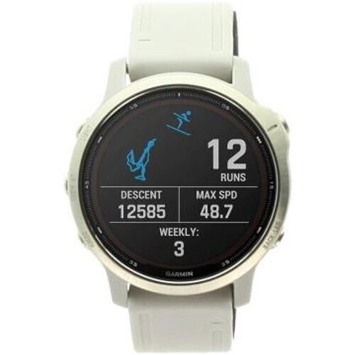 Garmin Fenix 6S Pro 42mm Solar light oro (010-02409-11) - Reacondicionado: buen estado | 30 meses de garantía | Envío gratuito