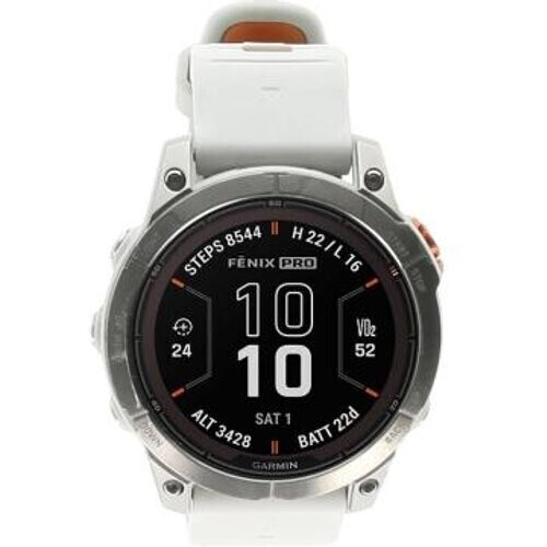 Garmin Fenix 7 Pro Sapphire 47mm QuickFit-Correa gris niebla/naranja brillante (010-02777-21) - Reacondicionado: muy bueno | 30 meses de garantía | Envío gratuito