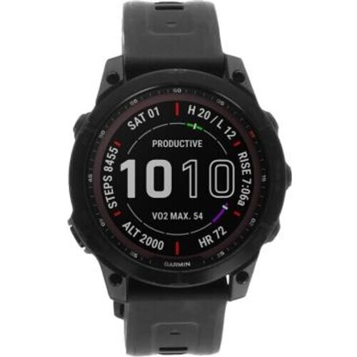 Garmin Fenix 7 Sapphire Solar 47mm gris DLC titanio/negro (010-02540-21) - Reacondicionado: como nuevo | 30 meses de garantía | Envío gratuito