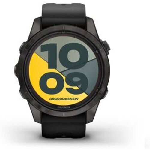 Garmin Fenix 7S Pro Sapphire Solar 42mm negro/titan gris carbón DLC (010-02776-11) - Reacondicionado: muy bueno | 30 meses de garantía | Envío gratuito