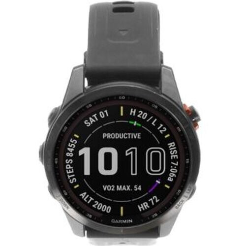 Garmin Fenix 7S Solar negro gris (010-02539-13) - Reacondicionado: buen estado | 30 meses de garantía | Envío gratuito