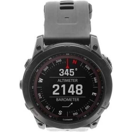 Garmin Fenix 7X Sapphire Solar gris DLC titanio/negro (010-02541-11) - Reacondicionado: muy bueno | 30 meses de garantía | Envío gratuito