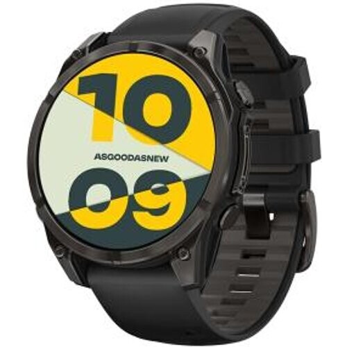 Garmin Fenix 8 AMOLED 47mm Sapphire negro/titanio gris carbón DLC (010-02904-21) - Reacondicionado: como nuevo | 30 meses de garantía | Envío gratuito