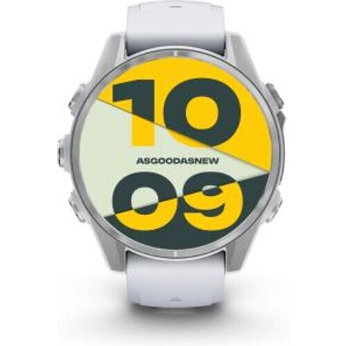 Garmin Fenix 8 AMOLED blanco/plata (010-02903-00) - Reacondicionado: como nuevo | 30 meses de garantía | Envío gratuito