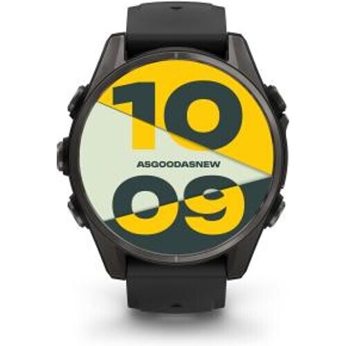 Garmin Fenix 8 AMOLED Sapphire negro/gris carbón DLC (010-02905-21) - Reacondicionado: como nuevo | 30 meses de garantía | Envío gratuito