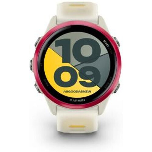 Garmin Forerunner 570 42mm 42mm granate con correa en blanco (010-02970-02) - Reacondicionado: como nuevo | 30 meses de garantía | Envío gratuito