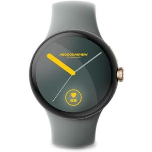 Google Pixel Watch 3 champagne gold 41mm Correa deportiva verde liquen (Wi-Fi) - Reacondicionado: como nuevo | 30 meses de garantía | Envío gratuito