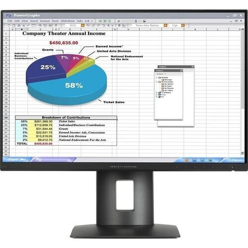 Monitor 24" LED WUXGA HP Z24n
