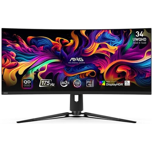 Monitor 34" OLED MSI MAG 341CQP